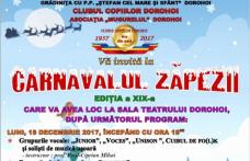 Clubul Copiilor Dorohoi organizează „Carnavalul Zăpezii”, ediția a XIX-a