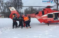 Femeie din Dorohoi preluată de urgență de un elicopter SMURD – FOTO