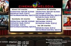 Vezi ce filme vor rula la Cinema „MELODIA” Dorohoi, în săptămâna 23 - 29 martie – FOTO