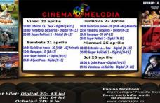 Vezi ce filme vor rula la Cinema „MELODIA” Dorohoi, în săptămâna 20 – 26 aprilie – FOTO