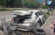 Accident grav de circulație în Dorohoi: Două persoane la spital în stare gravă după ce un BMW a fost scăpat de sub control - FOTO