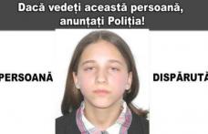 Adolescentă dată în urmărire, după ce a plecat la școală și nu s-a mai întors. Aţi văzut-o?