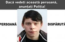 L-aţi văzut pe acest adolescent? Sunaţi urgent la Poliţie!