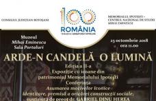 Arde-n candelă o lumină – Expoziție la Memorialul Ipoteşti