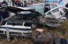 Grav accident de circulație! Trei persoane rănite după impactul a două mașini la ieșirea din Darabani - FOTO