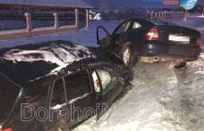 Accident! Doi bărbați răniți după impactul dintre două autoturisme pe drumul Dorohoi - Botoșani – FOTO