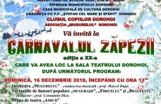 Clubul Copiilor Dorohoi organizează ediția jubiliară a „Carnavalului Zăpezii”