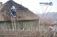 Incendiu izbucnit la o casă din Pomârla! O femeie a fost rănită – FOTO