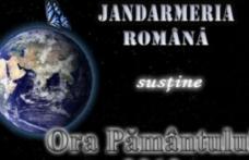 Jandarmii botoșăneni participă la „Ora Pământului”