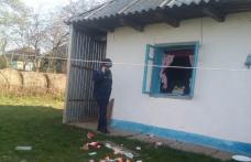 Explozie într-o casă din comuna Mileanca. O bătrână a fost transportată la spital cu arsuri - FOTO