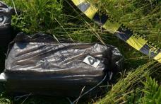 Ţigări de contrabandă transportate cu drona, abandonate în pădure, descoperite de SPF Dorohoi - FOTO