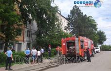 Incendiu într-un apartament din Dorohoi. Pompierii au prevenit extinderea flăcărilor - FOTO