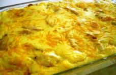 Piept de pui gratinat