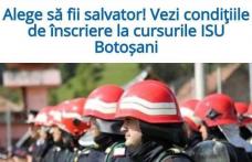 ISU Botoşani continuă activitatea de recrutare! Alege să fii salvator!