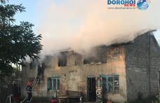 Incendiu puternic în Dorohoi! Pompierii au intervenit pentru stingere - FOTO