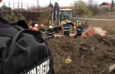 TRAGIC! Tânăr de 18 ani rămas captiv sub un mal de pământ, care s-a surpat peste el