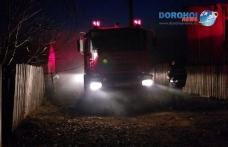 Incendiu la Brăești! Intervenție a pompierilor dorohoieni în prima zi de Crăciun