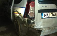 Polițist botoșănean, de la Rutieră, rănit într-un accident la Vârfu Câmpului