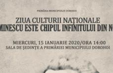 „Eminescu este chipul infinitului din noi” - Eveniment desfășurat la Primăria Dorohoi