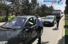 Zeci de mașini și pietoni verificați de polițiști la Dorohoi. Bărbat amendat și trimis în carantină – VIDEO / FOTO