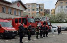 Moment de reculegere ținut de pompieri în memoria colegului de la ISU Constanța - FOTO