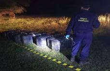 Ţigări de contrabandă de peste 252.000 lei, reţinute cu focuri de armă la frontiera de est - FOTO