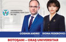 Cosmin Andrei: „Am început identificarea spațiilor pentru găzduirea în Botoșani a facultăților de la Universitatea Alexandru Ioan Cuza din Iași”