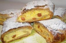 Strudel cu brânză dulce