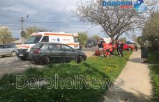 Accident pe DN Dorohoi – Botoșani! O tânără a fost acroșată de o mașină pe trecerea de pietoni - FOTO