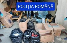 Percheziții la persoane bănuite de contrabandă. Au fost ridicate peste 17.000 de pachete de țigarete - FOTO