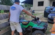 Depistat de polițiștii de frontieră dorohoieni la plimbare cu un ATV neînmatriculat