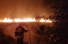 Casele din apropierea iazului Tătărășeni, comuna Havârna, în pericol din cauza unor incendii de stuf