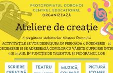 Ateliere de creație organizate de Protopopiatul Dorohoi în pregătirea Sărbătorilor Nașterii Domnului