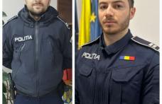 Intervenția salvatoare a polițiștilor din Vlăsinești