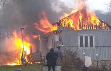 Incendiu la Mlenăuți! Femeie de 80 de ani rămasă fără casă în prag de sărbători