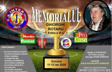 Memorialul de fotbal „Ghiorghi ROTARU”, ediția a VI-a. Competiție de fotbal organizată la Dorohoi