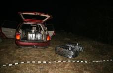 Focuri de armă trase de polițiștii de frontieră dorohoieni pentru prinderea a șapte traficanți de tigări de contrabandă