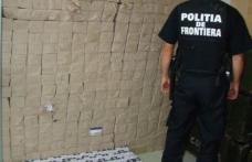 Ţigări de contrabandă ascunse în fân, depistate de poliţiştii de frontieră