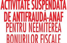 Atenție comercianți! ANAF va opri activitatea și va sigila spațiul comercianților care nu emit bon fiscal