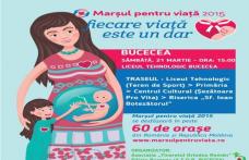 Marșul pentru viață 2015 – „Fiecare viață este un dar” organizat în trei orașe din județul Botoșani