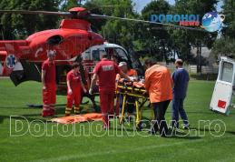Bărbat din Broscăuți preluat de urgență de un elicopter SMURD după ce a suferit un infarct – FOTO