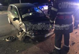 Accident cu trei răniți: O șoferiță începătoare a intrat cu mașina într-un cap de pod la Cătămărăști Deal - FOTO