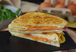 Sandwich expres cu omletă