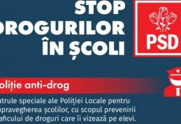 Primarul Cosmin Andrei anunță Poliție Anti-Drog și programe de consiliere în școli pentru prevenirea consumului de droguri