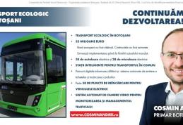 Care este programul pentru transport în comun electric din municipiul Botoșani realizat de primarul Cosmin Andrei