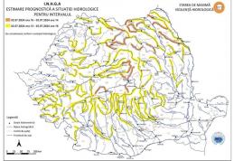 Risc de inundații pe râurile Jijia, Prut, Siret și afluenții acestora