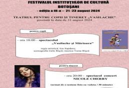 Nicole Cherry și „Vasilache şi Mărioara”, două spectacole de excepţie la Botoșani în centrul istoric