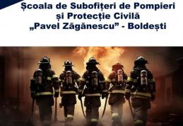 300 de locuri sunt puse la dispoziția tinerilor care își doresc să urmeze cursurile Școlii de Subofițeri Pompieri și Protecție Civilă „Pavel Zăgănescu