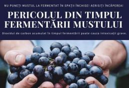 Atenție la vinul aflat în proces de fermentare!