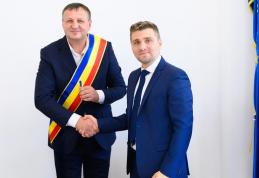 Eduard Mititelu prezent la investirea primarului Dan Oloeriu, la Flămânzi